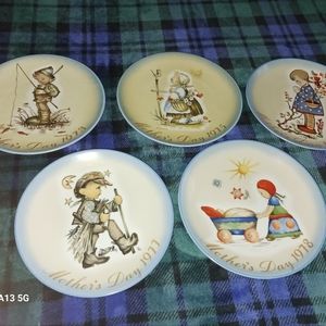 Vintage Mother's Day Plates 1970s